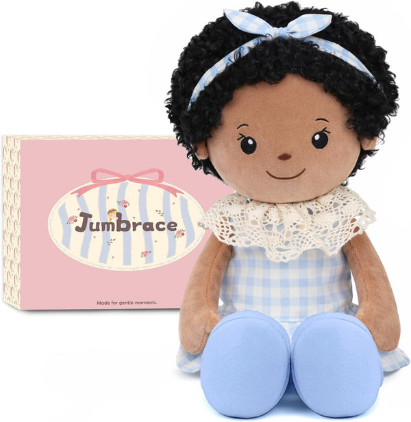Soft Baby Doll Toys 16inch, Baby Rag Doll for One Year Old