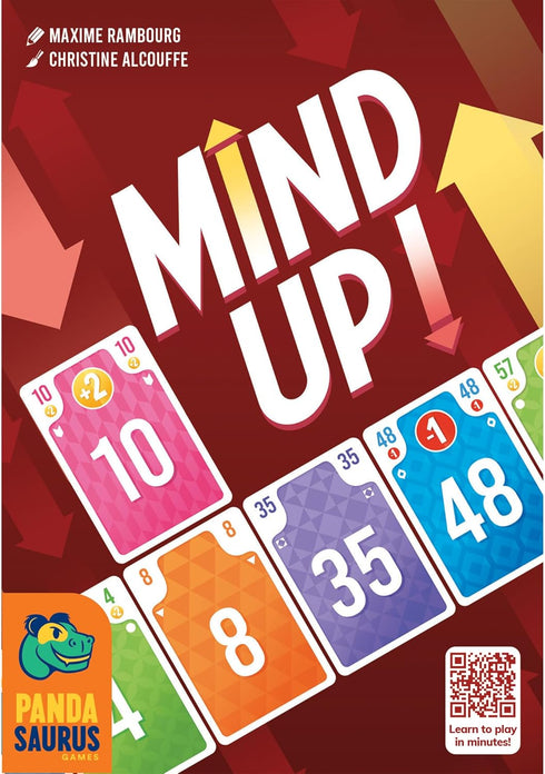 Pandasaurus Games Mind Up! Card Game - Strategic Tableau Building, Simultaneous Play, Fun Family Game for Kids & Adults, Ages 8+, 3-6 Players, 15-20 Min Playtime, Made