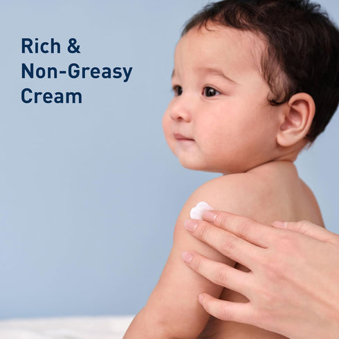 8 CeraVe Baby Cream, Gentle Moisturizing Cream with Ceramides, Fragrance, Paraben, Dye & Phthalates Free, Rich
