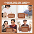 10000 Dollar Cash Target & Numbers Wooden Money Savings Box, Perfect Cash Saver & Gift for Friends (Dark Brown)