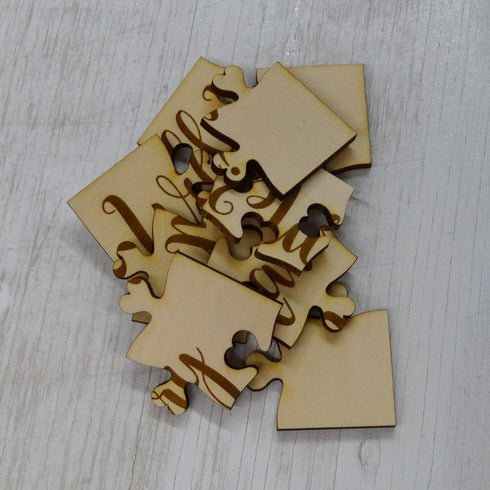 Will You Marry Me Proposal Jigsaw Puzzle, 9 Piece Square Laser Engraved Basswood, 3.5" x 3.5"