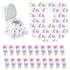 PAPERKIDDO 20 Pack Disposable Toilet Seat Covers Pink Unicorn Design Waterproof Potty Training