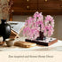 Set 900 18+, Set Wise Block Cherry Blossom Tree Building Block for Adult Pcs Artificial Bonsai Tree Plants for Home