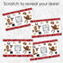 Big Dot of Happiness Western Hoedown - Wild West Cowboy Party Game Scratch Off Dare Cards, 22 Count