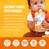 Serenity Kids 6+ Months World Explorers Baby Food Pouches, Chicken Coconut Curry, 3.5 Ounce BPA-Free Pouch