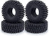 RC 58mm Rubber Crawler Tires with Foam for 1/18 TRX4M Upgrade Parts,Pack of 4 (Style B)