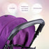 Baby Stroller Handle Covers, Waterproof PU Leather Armrest Handle Sleeve Cover for Infant Toddler Pram
