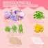 210 30 3+ RISUNTOY Flower Making Kit for Kids with Pieces Create Unique Fabric Flowers | DIY Craft Kit for Ages | STEM
