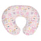 Pastel Pink Geese Bows Floral Baby Nursing Pillow Covers for Boy Girl