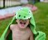 2-8 100% Hooded Baby Towel for Kids | Large Cotton Baby Towel for Boys or Girls | Unisex Cute Alligator Bath Towels
