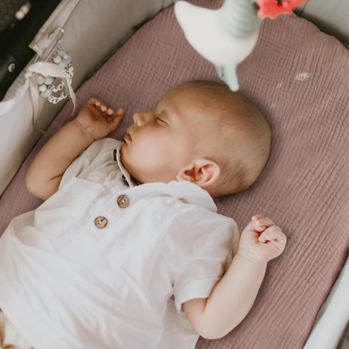 lulumoon Muslin Bassinet Sheets Baby: Cotton Bassinet Sheets Fitted for Boys and Girls - Bassinet Mattress Sheets