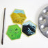 Apostrophe Games Hexagon Board Game Tiles – 20Pcs Large Blank Game Board Pieces, Same Size as Settlers of Catan