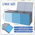 4/3 Playroom(39 13 15.7'',Blue Patelai Extra Large Toy Box Chest with Lids Grids Large Chest Collapsible Kids Toy