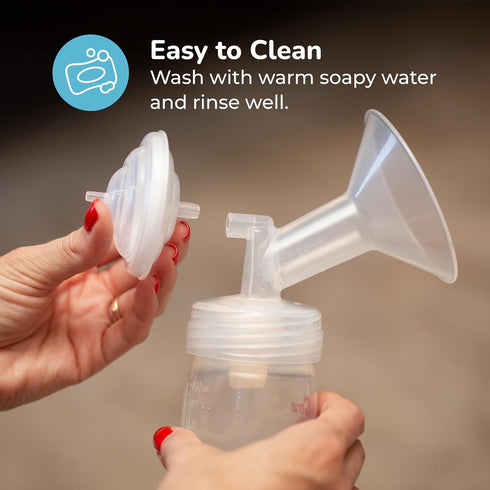 2 Pack Backflow Protector Replacement Part for Breast Milk Pump - Breastfeeding Support Essential - Compatible