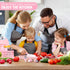 Set, Set 3 4 5 6 7 8 Suhctuptx Toddler Knife Kids Knife for Real Cooking, Kid Safe Knives with Cutting Board Crinkle
