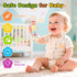 Flwedora 6-12 1 7.7 Rain Stick, Montessori Baby Toys for Months Year Old, Wooden Rainmaker Baby Rattle Sensory Toys