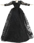11.5 Inch E-TING Exquisite Handcrafted Black Lace Gown Evening Gala Dress for Girl Doll