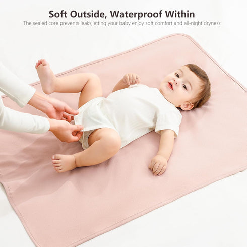 2 Pack 35 29.5 inch Portable Diaper Changing Pad Baby Changing Pad Travel, Lightweight Absorbent Baby Changing Mat *