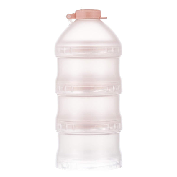 Simba Twist-Lock Stackable Milk Powder Formula Dispenser and Snack Storage Containers, Pink (BPA