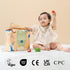 1, 34 Count, Packaging ECO BOOM Bamboo Viscose Baby Diapers, Size Soft & Absorbent Disposable Diapers for Sensitive