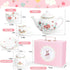 Set Set Set Playset 3+ Porcelain Tea for Girls, Tea Party for Little Girls, Kids Tea Kitchen Pretend Play, Princess Tea