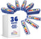 Color Swell Bulk Watercolors Paint Pack with Wood Brushes - 36 Sets