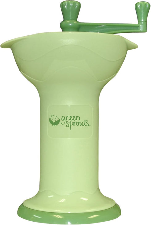 Green Sprouts Fresh Baby Food Mill, Manual Puree Maker with Built-In Serving