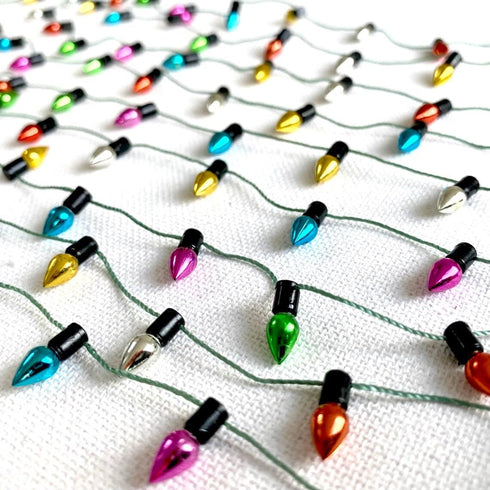 Peachcor (1mtr) Christmas Lights String of Miniature, Dollhouse Miniature Fake Light, Christmas Tree Fairy Lights