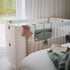 6-18 FRIGG Rope Natural Rubber Baby Pacifier | Made in Denmark | BPA-Free (Sage/Croissant, Months)