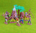 NWFashion 55PCS/Set West Cowboys American Indians Plastic Figure Toys Playset Accessories