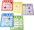 Yuanhe 100 Bingo Game Cards Set - Kids Party Paper Card Games for School Classroom Family Gathering Activity