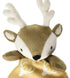 Levtex Home Baby Deer Security Blanket, Soft and Cuddly Lovey, Plush, Tan, Taupe, Brown - Nursery Gift