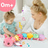 0-6 0-3 3-6 Tummy 3 4 5 6-12 Baby Girls Toys Month Music Animal Stuffed Caterpillar Toy for Infant Months Mirror
