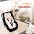 Ultra Soft Rainbow Infant Car Seat Insert & Nursing Pillow Cover - Pea Pod Design