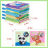 XBagSJ 5PCS Baby Bath Books for Toddlers Learning The Names of Animals, Fruits, Vegetables, Transportation, Colorful