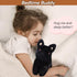 Black German Shepherd Dog Plush Stuffed Animals, Microwavable Black Lab Heating Pad, Heated Puppy Plushie for Warmth