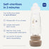9oz 2 Set 2+ Pack 6 MAM Easy Start Anti-Colic Baby Bottles, Medium Flow with Bonus Nipples (Fast & Extra Fast Flow)