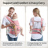 Tiger&Kitty Carrier,6-in-1 Backpack Baby Sling Ergonomic Front Newborn to Toddler Wrap,Lightweight Adjustable Baby Seat