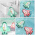 Bath Thermometer Floating Plastic Water Temperature Tester for Newborns and Infants, Green Bath Tub Suitable for Safe