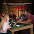 70 35 Inch 8 YUZPKRSI x Poker Mat, Players Texas Hold'em Poker Rubber Mat Poker Topper for Tables, Folding Portable