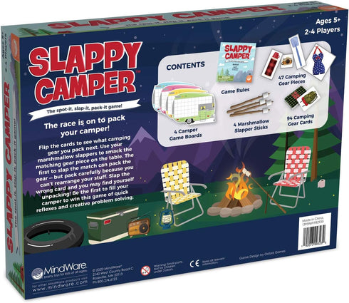 2-4 5 MindWare Slappy Camper Strategy Game - Think Fast and Fill Your Camper for Players Ages and Up