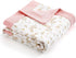 Hillsuren Flower Waffle Baby Blanket, 30x40 Inch Muslin Swaddle Blanket, Soft 5 Layers
