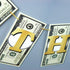 Money Dollar Bill Signs Theme Paper Happy Birthday Banner, Bill Pennant Banner Party Decorations