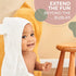 Cozy 600 35 35 Munich Blue Baby Bath Hooded Towel for Boys and Girls - Soft and Baby Towel with Cute Bear Ears