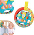 KiddoLab Steering Wheel Toy with Music, Lights, Sounds & Flip Up Mirror for Crib & Stroller