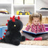 Ditucu Cute Dinosaur Plush 16 inch - Large Dino Stuffed Animals Plushies Toys for Kids Girls Boys Black