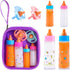 SCOM Baby Doll Bottle Accessories - 6 Pcs Feeding Bottle Toys, Magic
