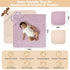 4 Set, 100% 2 32x32 Inch 2 PCS Muslin Baby Bath Towels Cotton PCS Animal Hooded Baby Towels & PCS Washcloths, Ultra