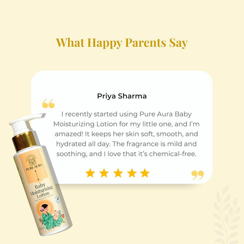 PURE AURA Winter Special Baby Care Kit, Moisturising Lotion, Baby Wash, Sunscreen, Chemical-Free, for Soft & Sensitive