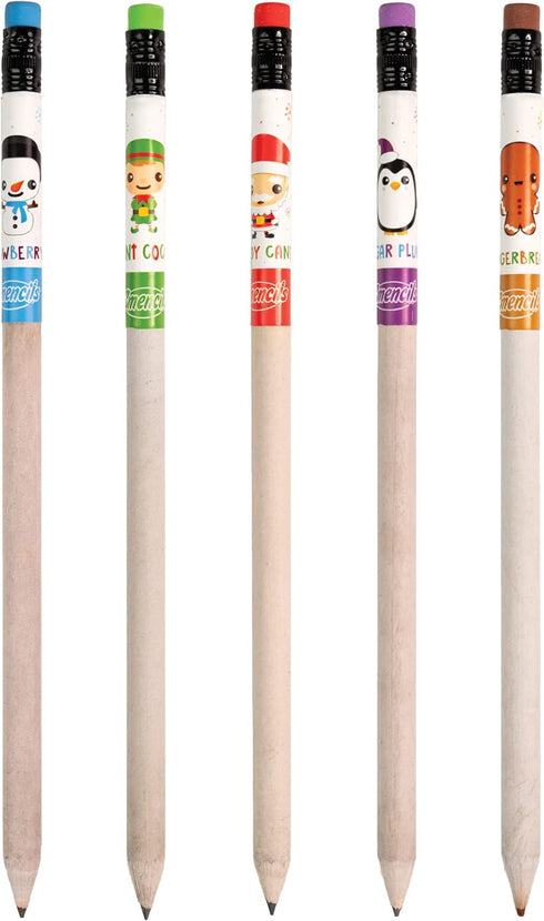 Holiday Smencils HB #2 Gourmet Scented Fun Pencils, 5 Count - Gifts for Kids